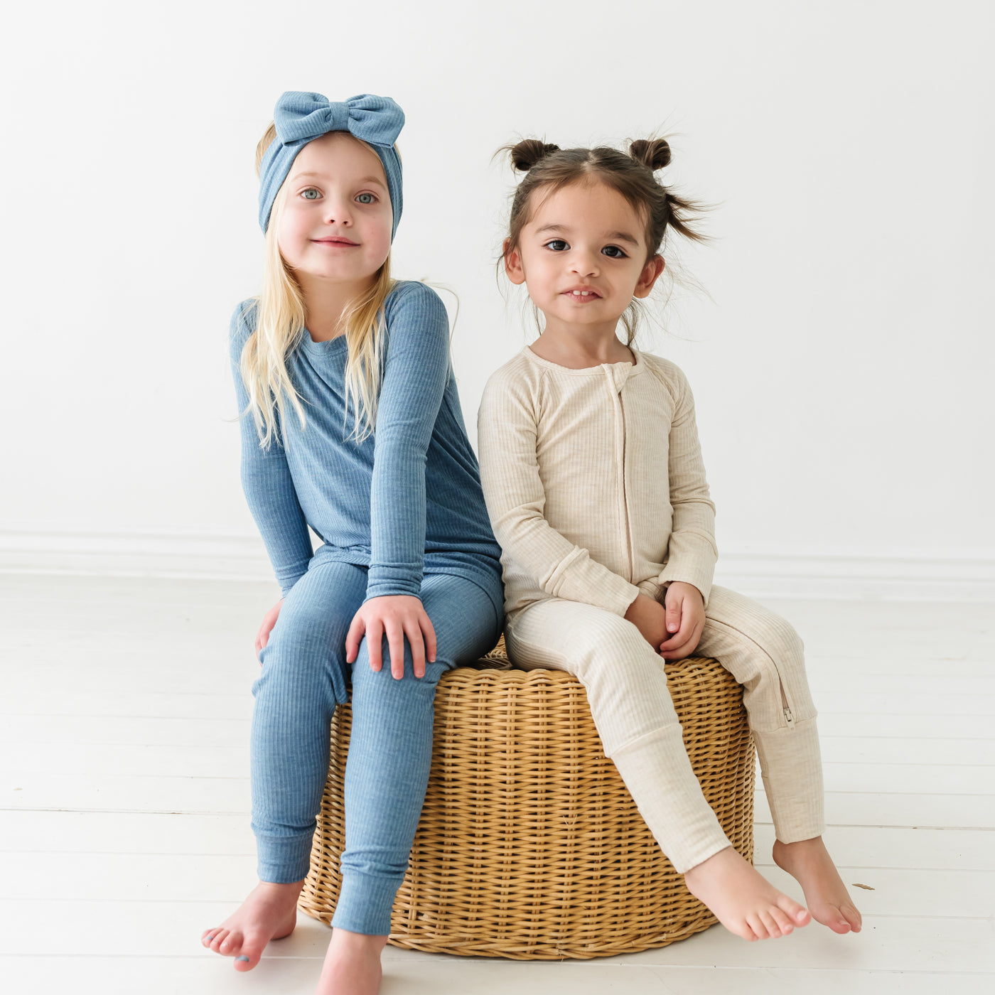  Heather Blue Ribbed Two-Piece Pajama Set、mySite、layawaytickets