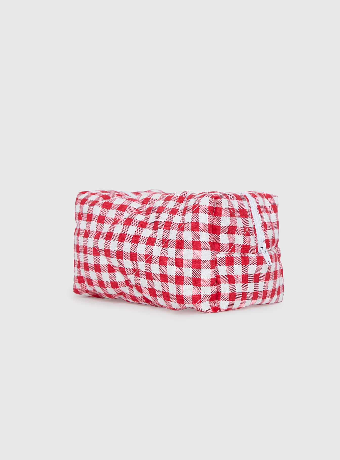 Belize Pouch Red Gingham、mySite、solidvoid