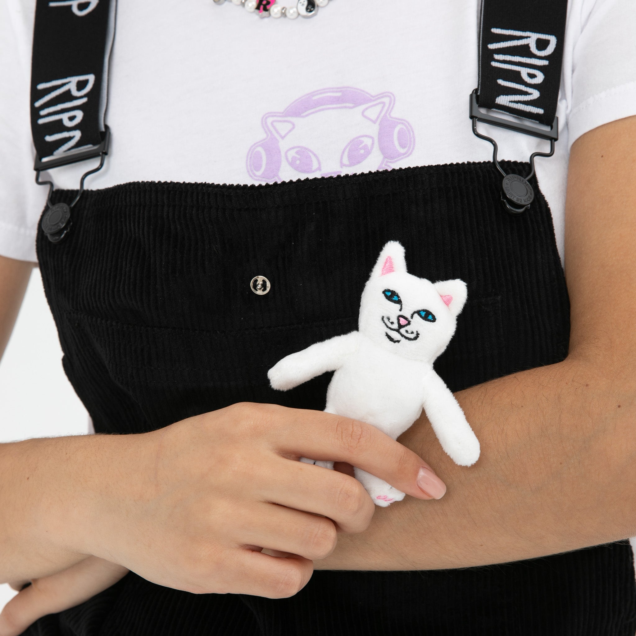  Nermy Buddy Corduroy Overalls (Black)、mySite、merchandisen