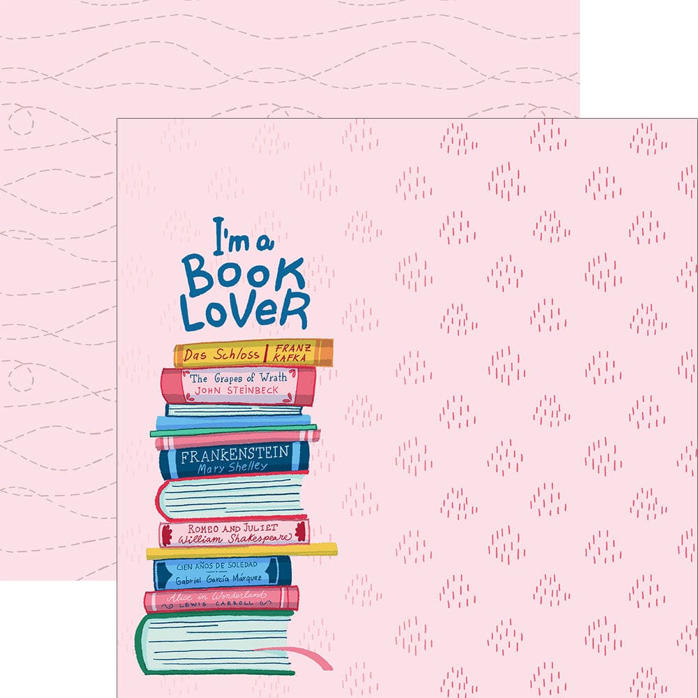 Book Lover 12 x 12 Paper、mySite、ghnorth
