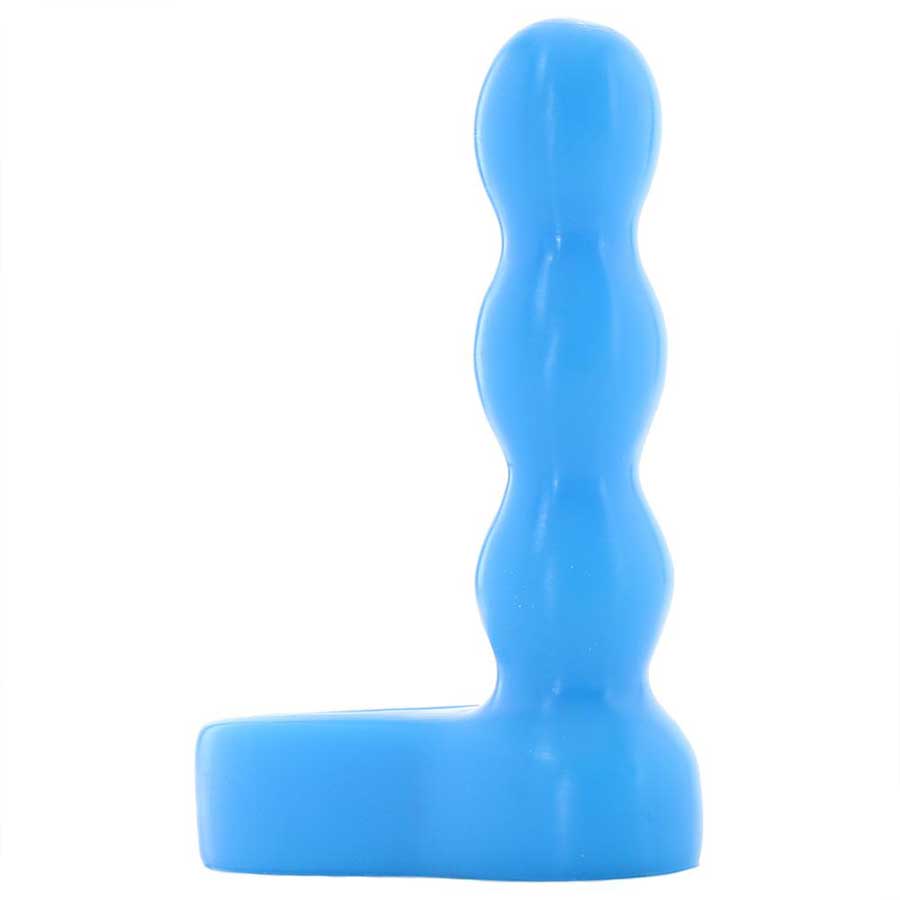 Platinum Silicone The Double Dip 2 Cock Ring Plug in Blue by Doc Johnson、mySite、bottomscart