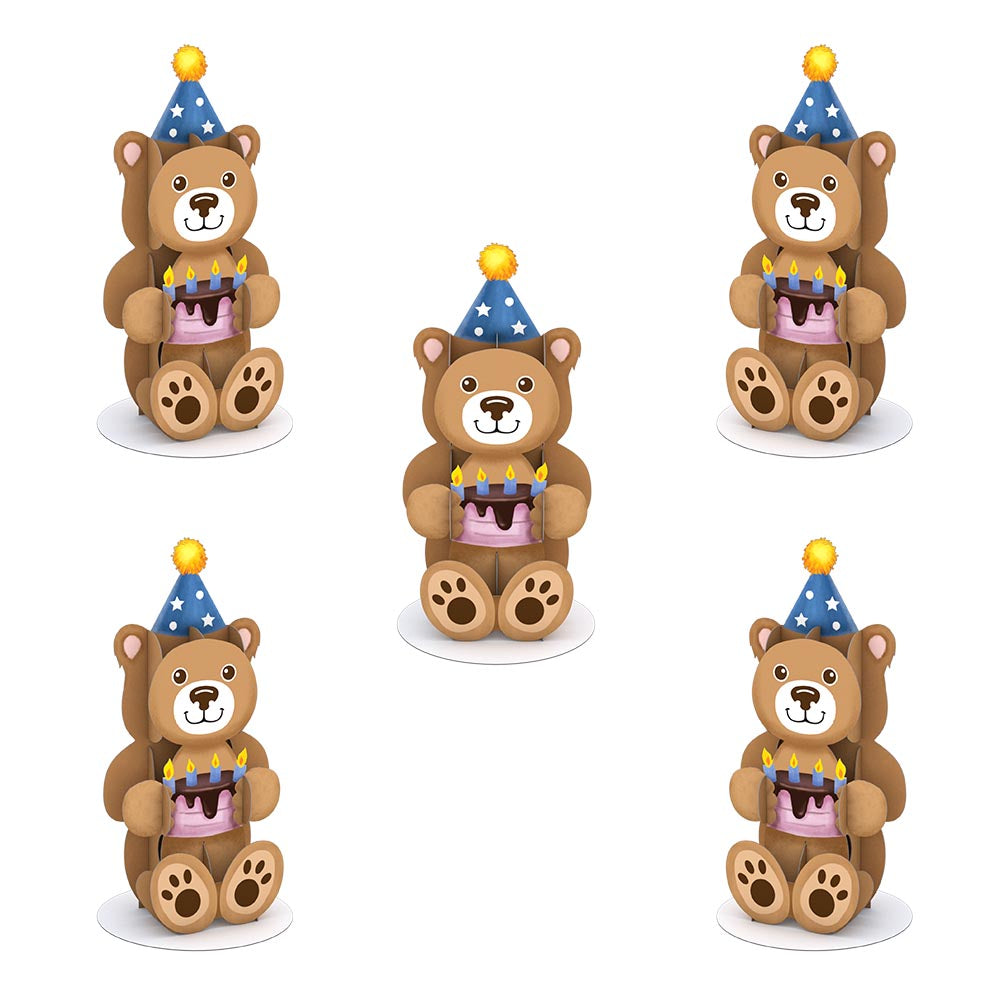 Stickerpop™: Birthday Bear (5-Pack)、mySite、solidvoid