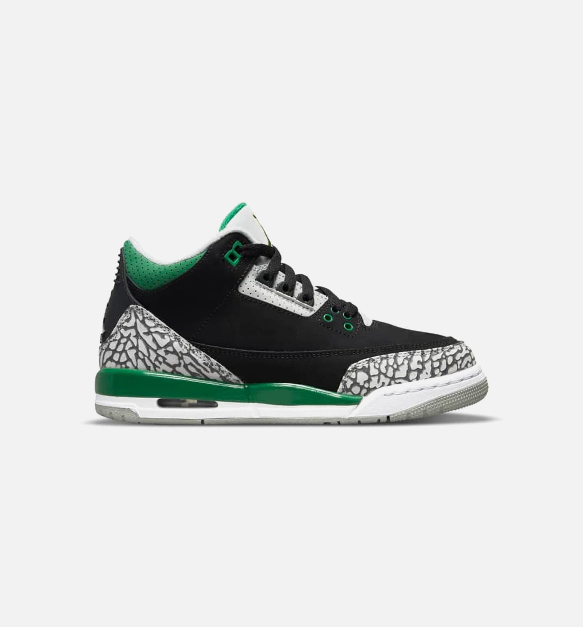 Air Jordan 3 Pine Green Grade School Lifestyle Shoe - Black/Pine Green/Cement Grey/White、mySite、dreamappss