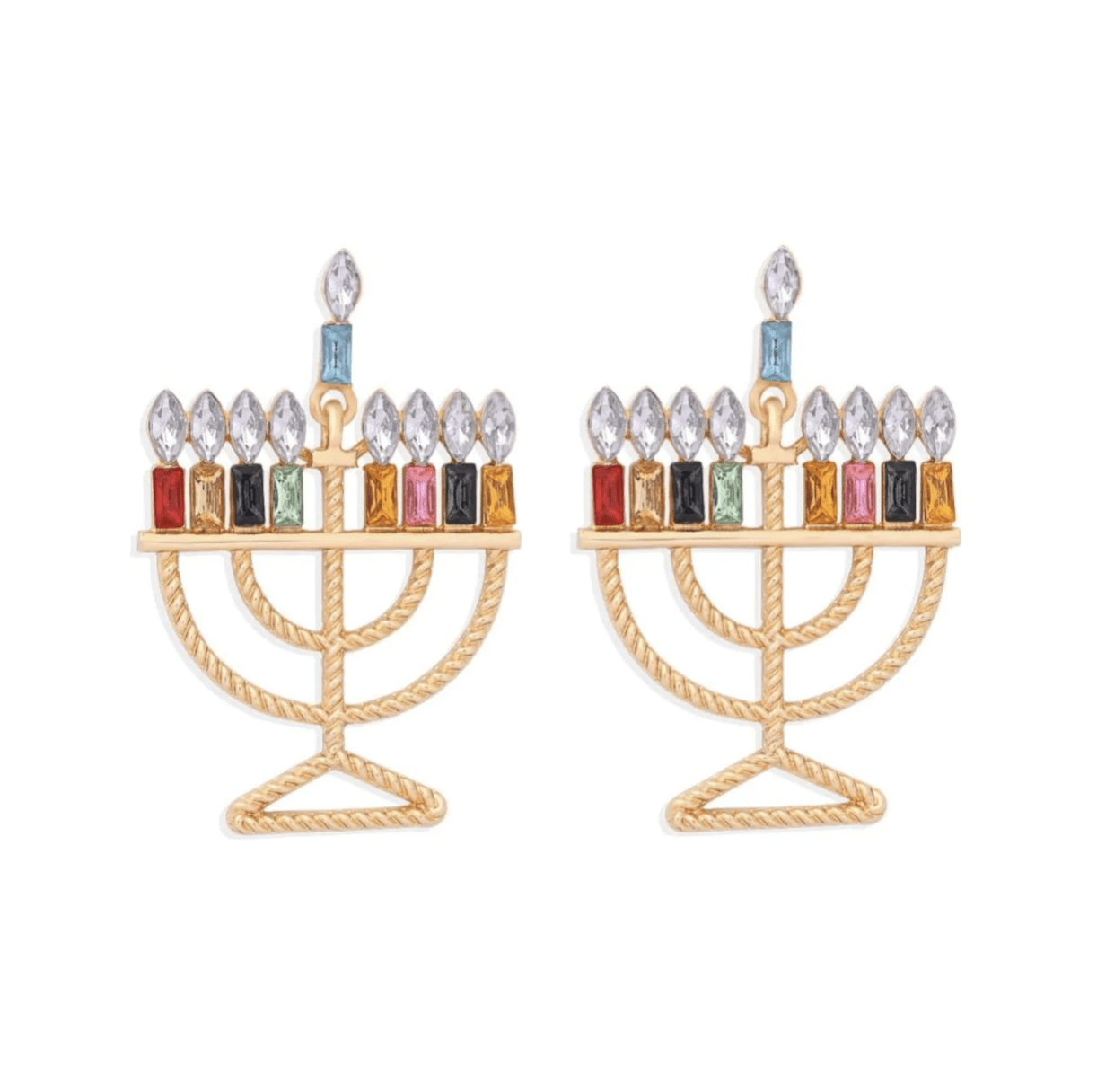 Crystal Menorah Earrings、mySite、topwebapps