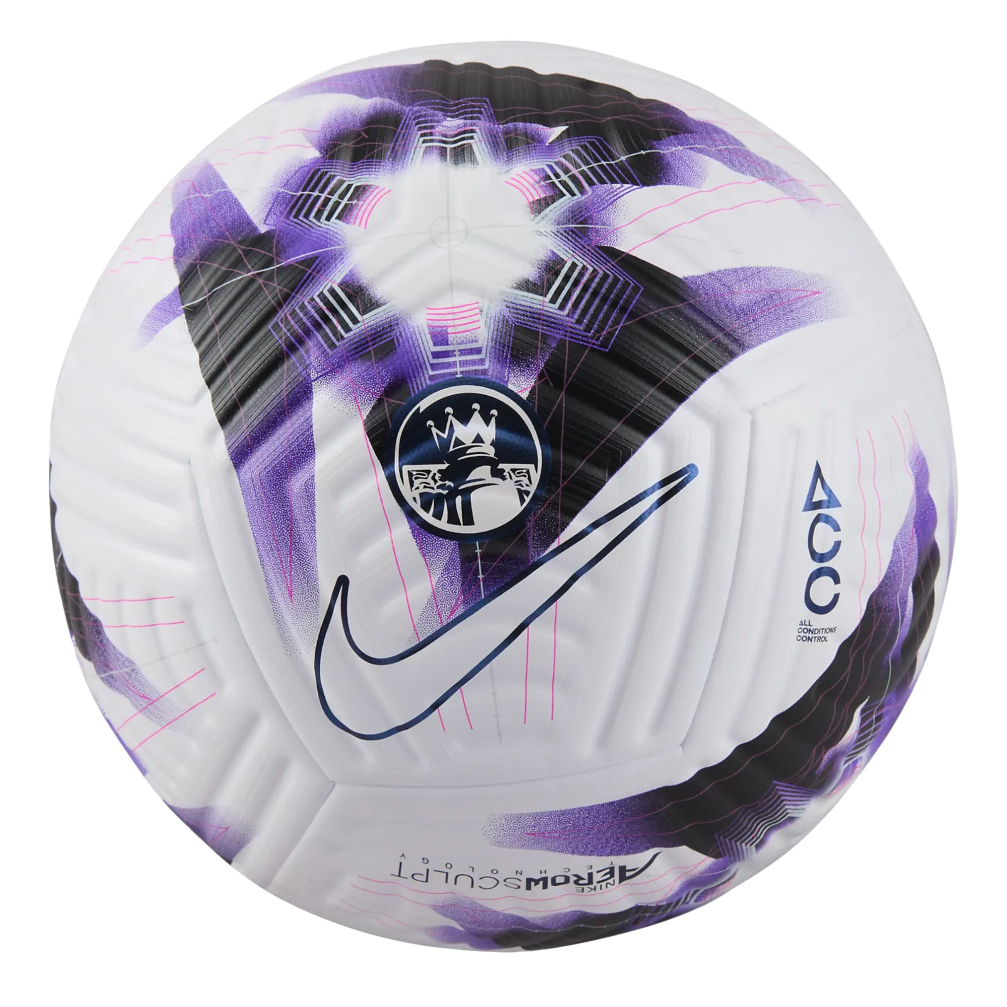 Nike Premier League 2023/24 Flight Official Match Ball White/Purple/Black、mySite、noshort