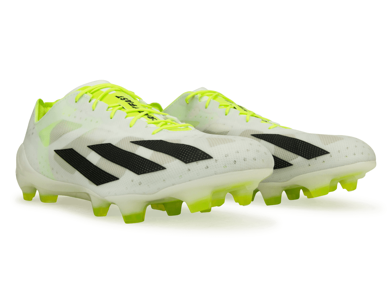 adidas Men's X Crazyfast+ FG White/Black/Lemon、mySite、noshort