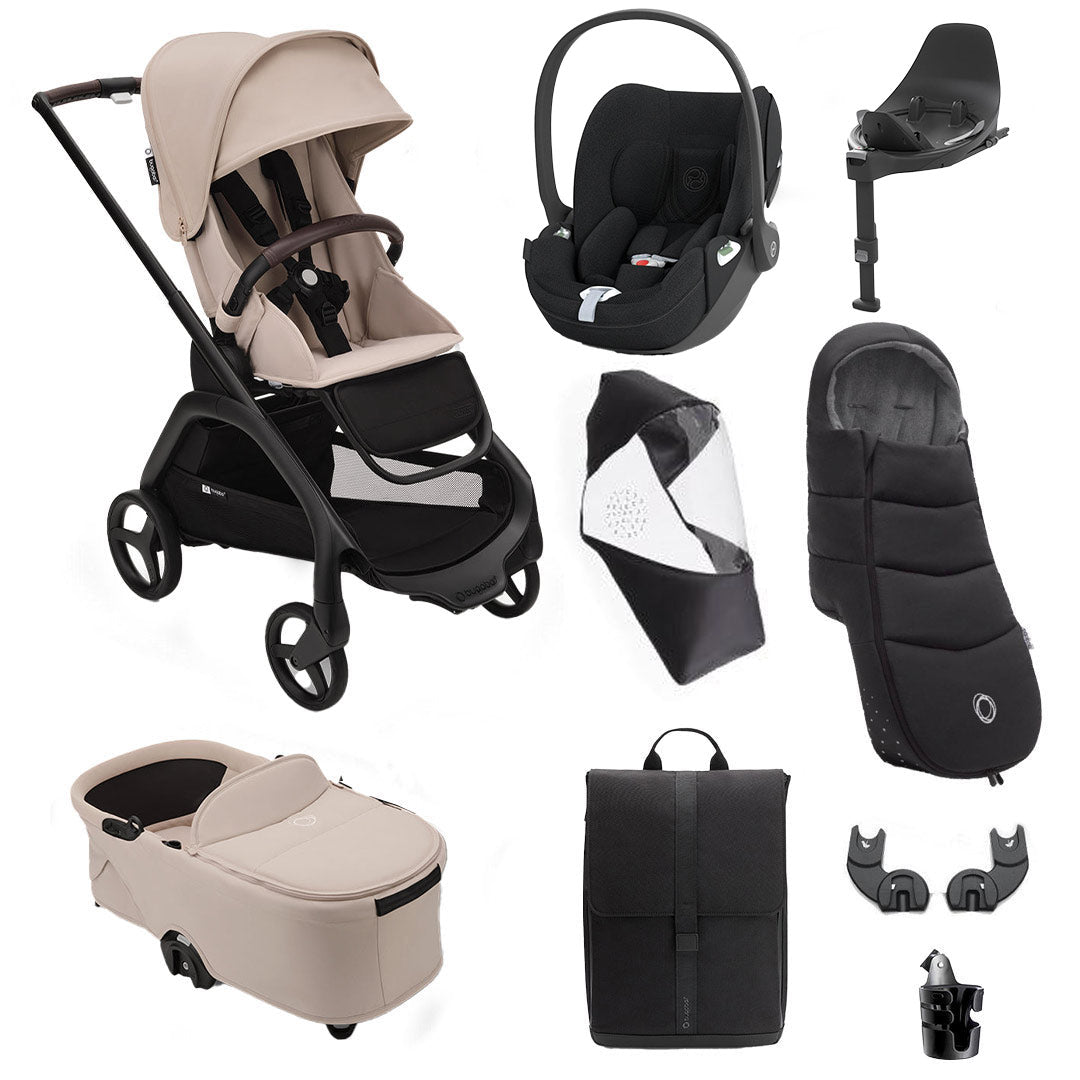  Bugaboo Dragonfly Ultimate + Cloud T Travel System、mySite、merchandisen