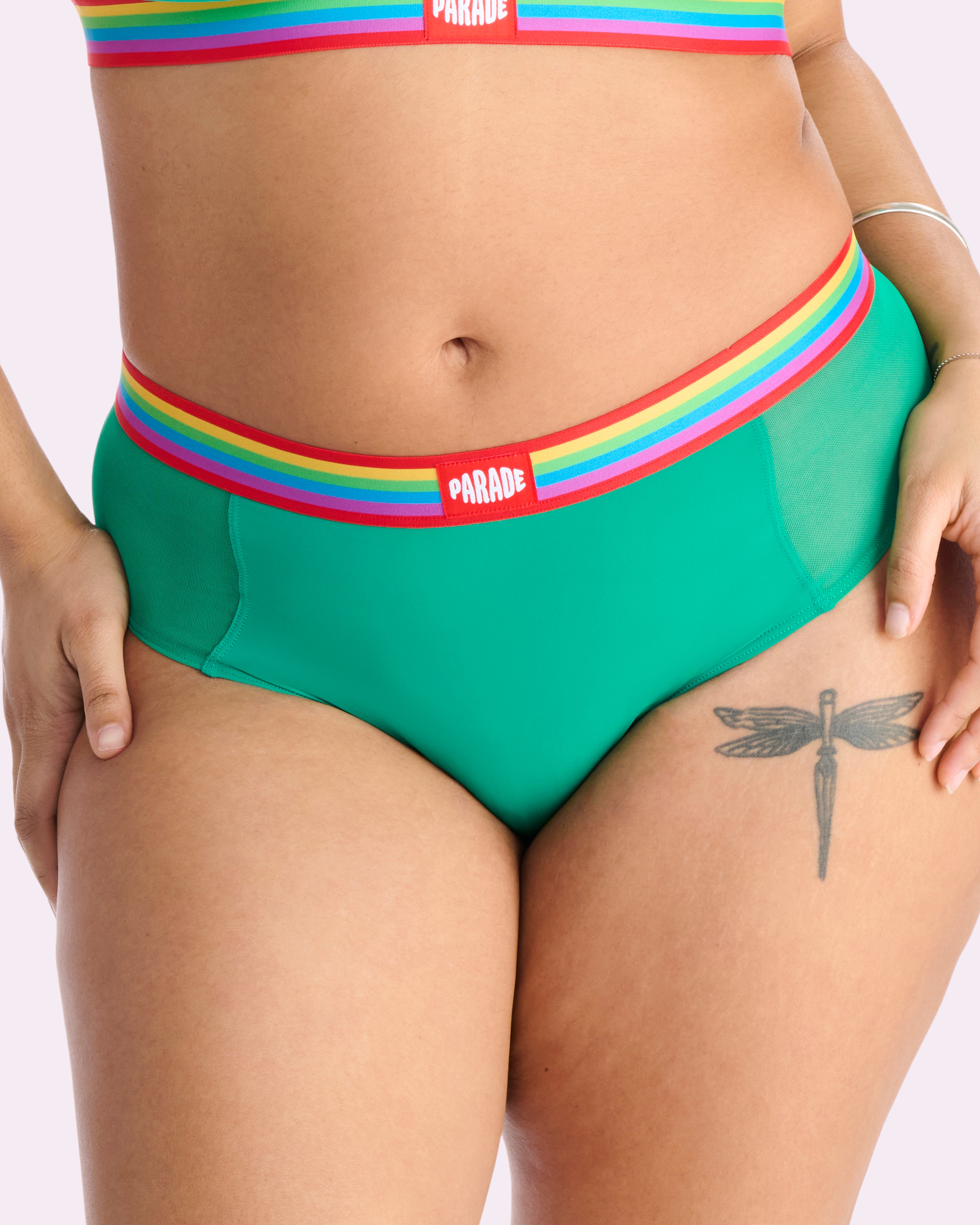 Re:Play High Waisted Brief | Ultra-Soft Re:Play (Golf Green)、mySite、bengalsvssteelers