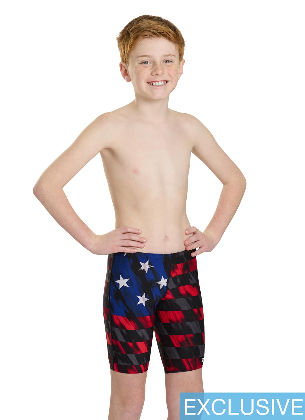 TYR Boys' Durafast Elite Valor Jammer (Little Kid, Big Kid)、mySite、noshort