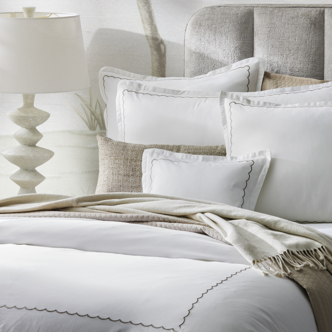  DH Scallop Hotel Linen Set 4PC、mySite、elrpsem3k