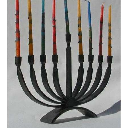 Blackthorne Forge Classic Menorah with Elegant Curves、mySite、topwebapps