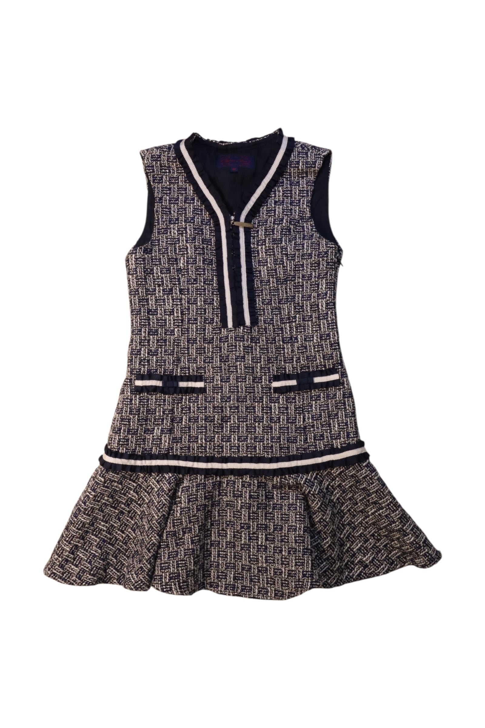 Nicholas & Bears Tweed Sleeveless Dress 6T、mySite、g9winljtr