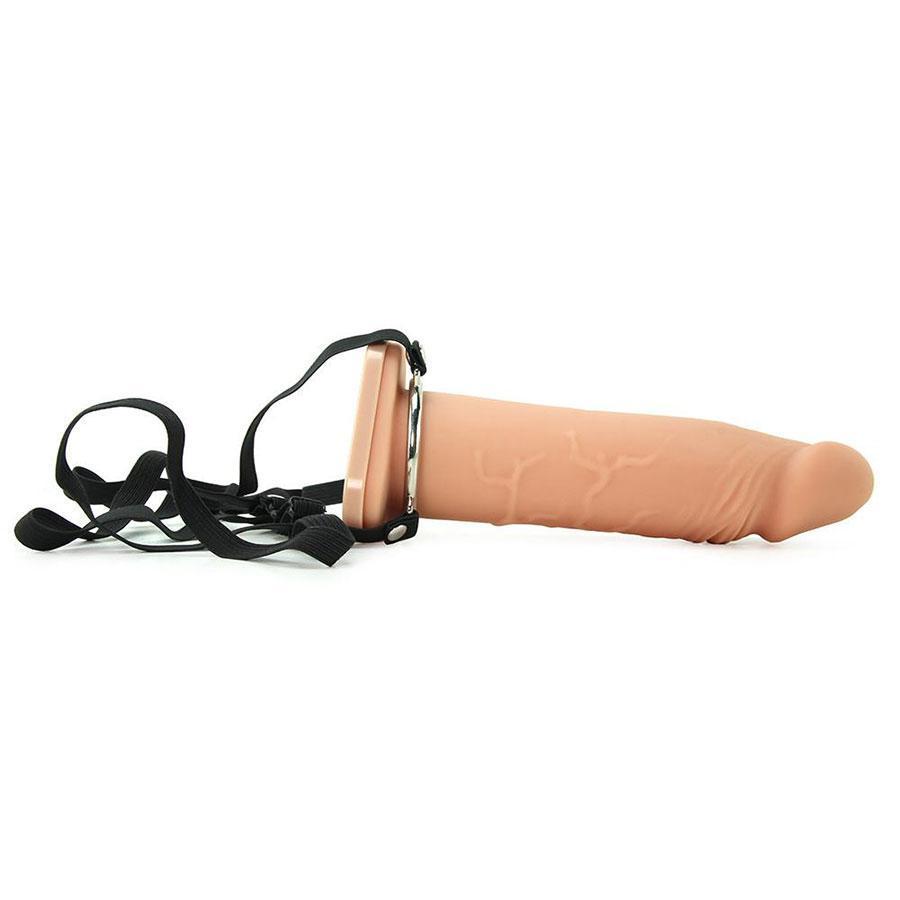 Silicone Penis Extension Sleeve 8 Inch Tan Hollow Strap On X-Tensions、mySite、bottomscart