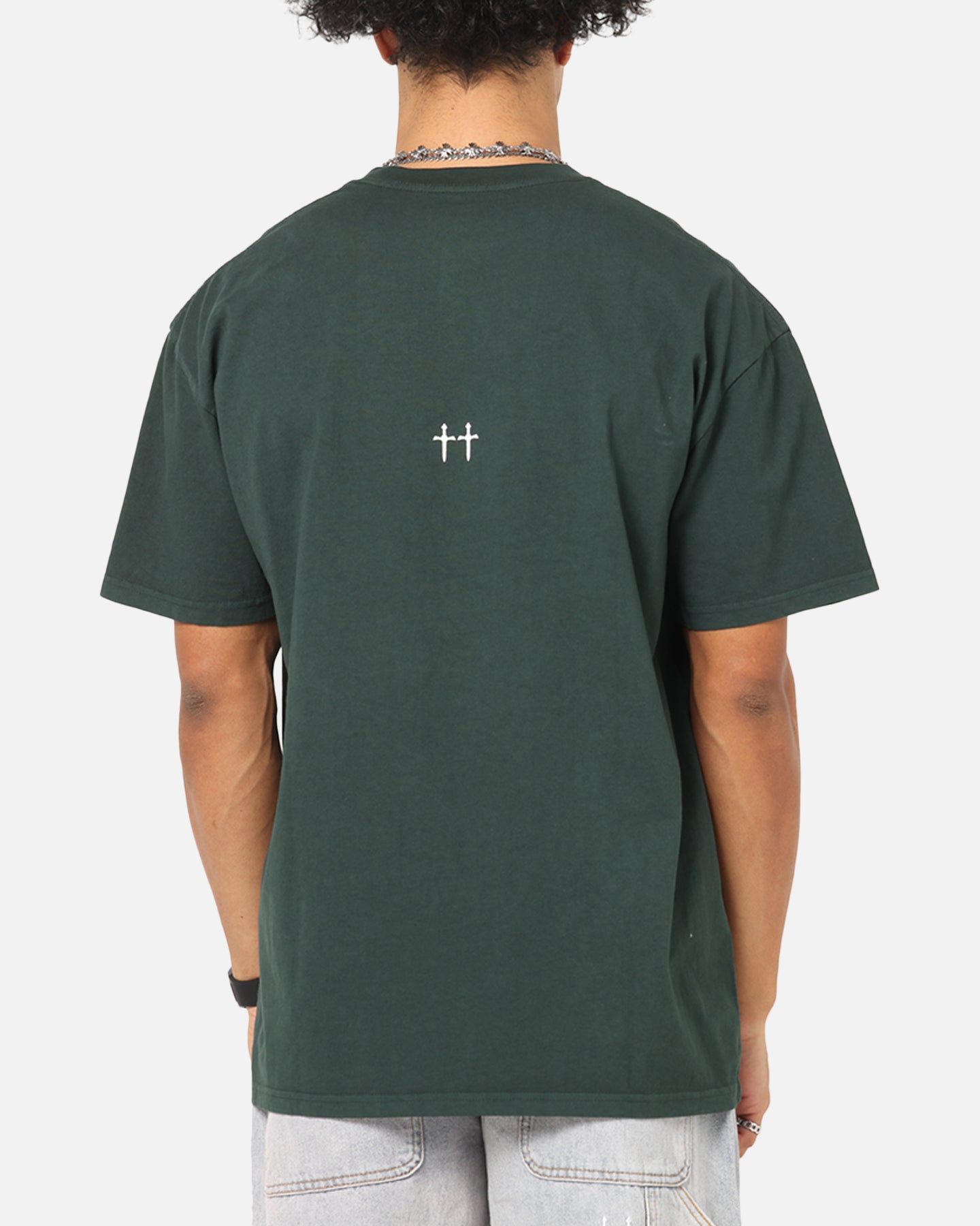 Saint Morta Studios Boxy T-Shirt Green、mySite、zt4zffjzw