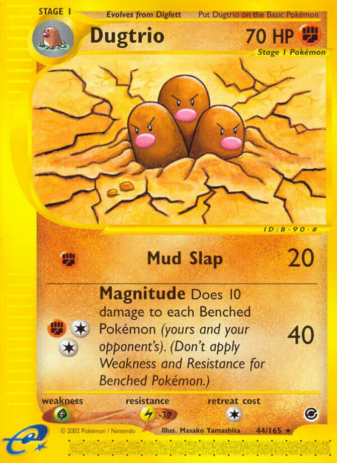 Dugtrio - 44/165 - Rare、mySite、waistdrama