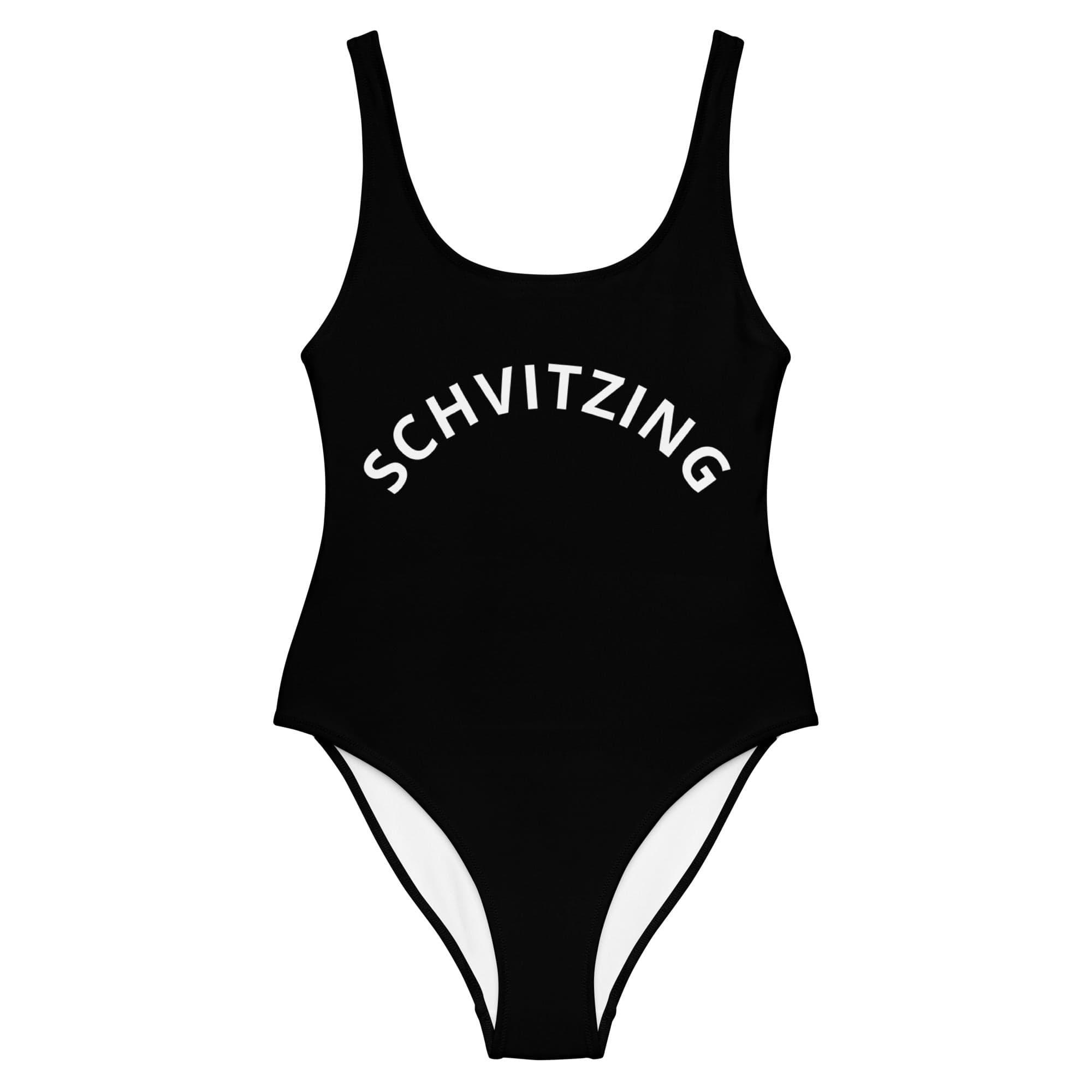 Schvitzing One-Piece Swimsuit (Sizes XS - 3XL)、mySite、topwebapps