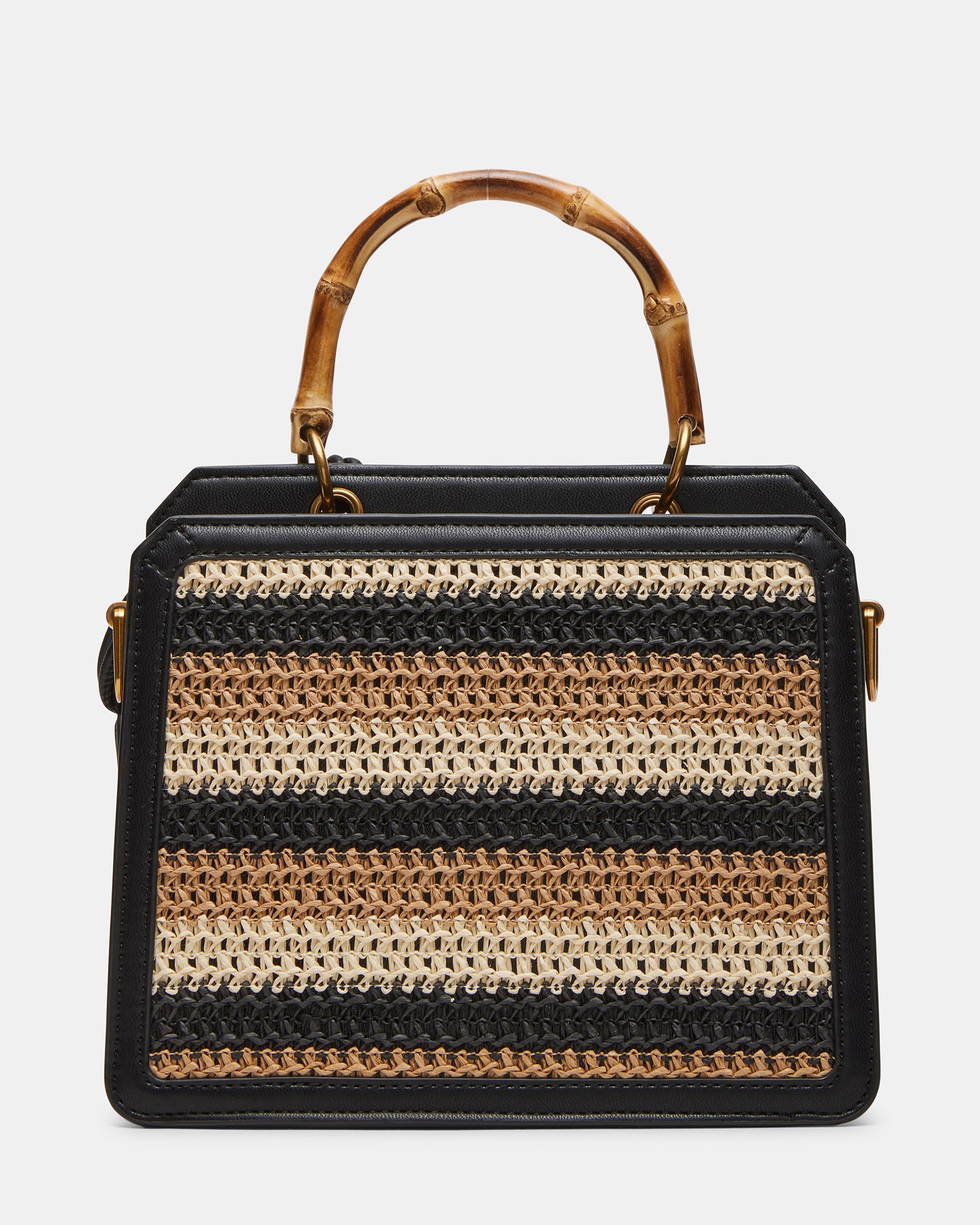 EVELYN BEACHY BAG BLACK/TAN、mySite、gtrtttuynbv
