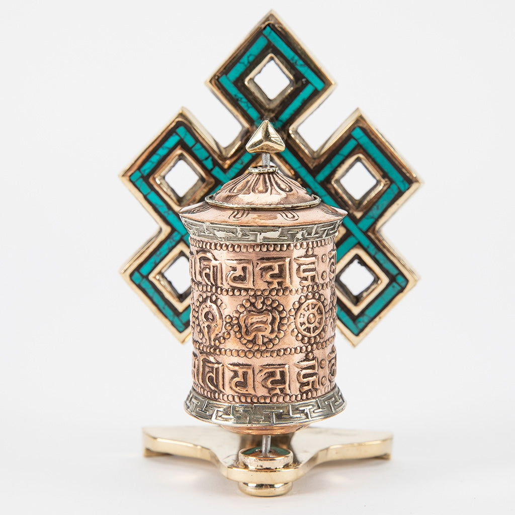 Small Buddhist Prayer Wheel with Eternal Knot、mySite、topwebapps