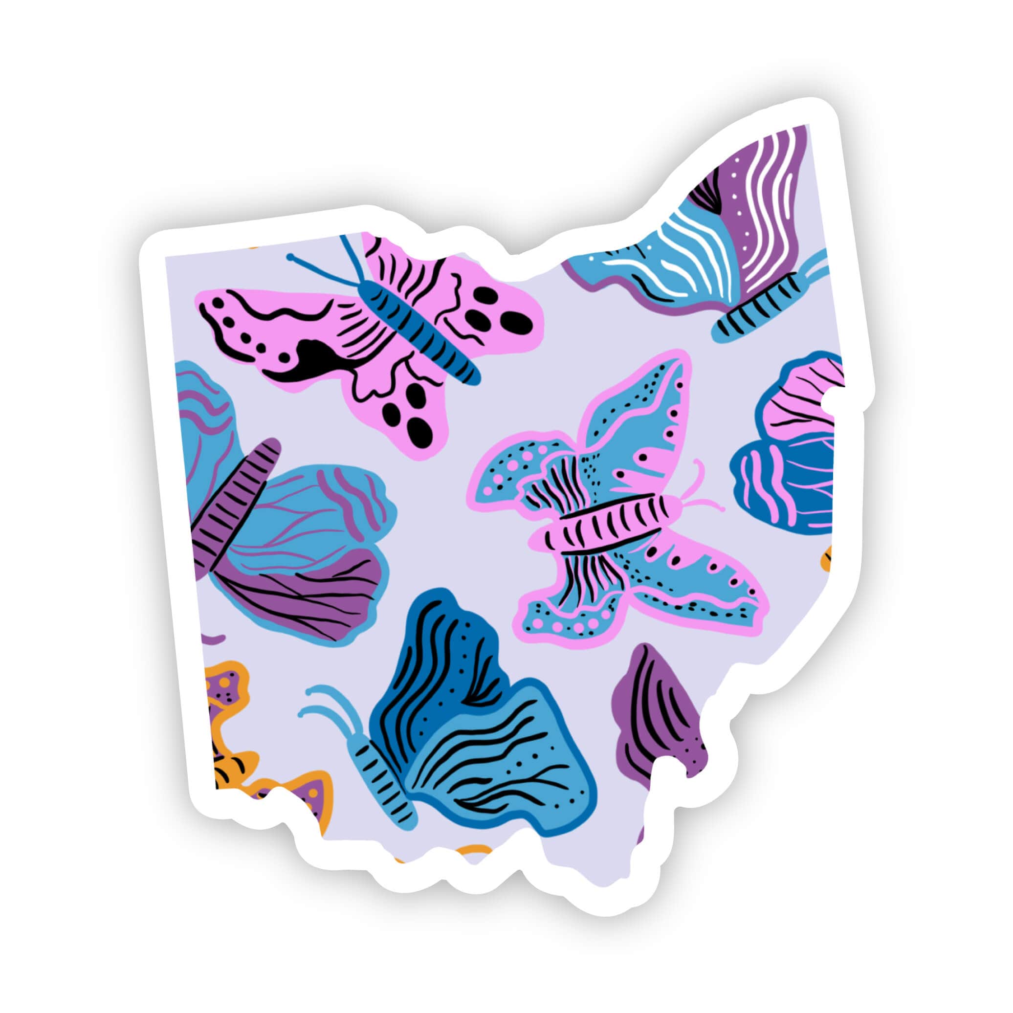  Ohio Sticker - Moth & Butterfly、mySite、elrpsem3k