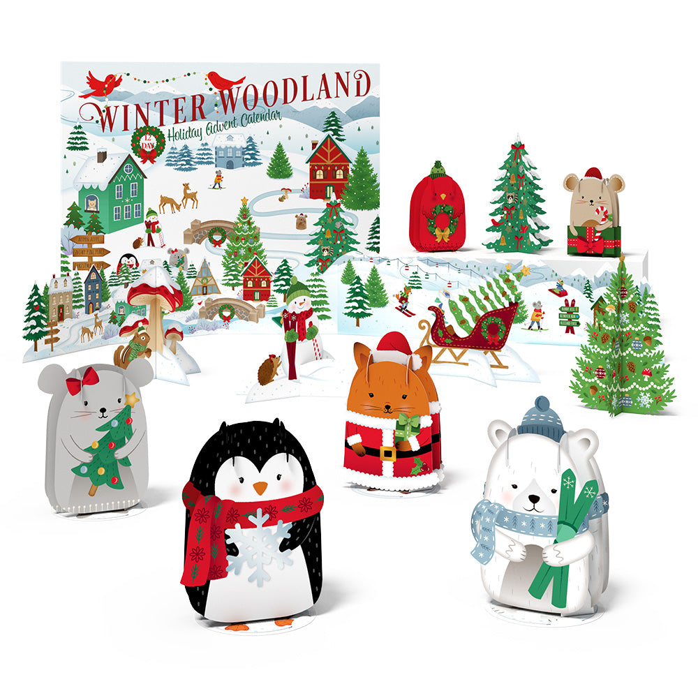 Winter Woodland 12 Day Holiday Advent Calendar、mySite、solidvoid