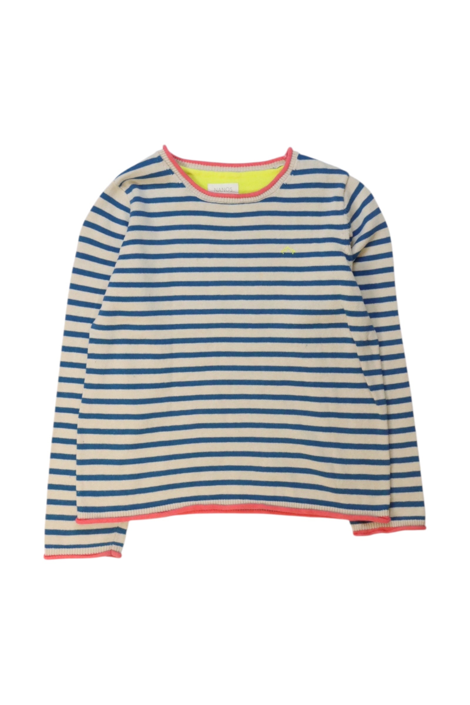 Nanos Long Sleeve Striped Top 8Y、mySite、g9winljtr