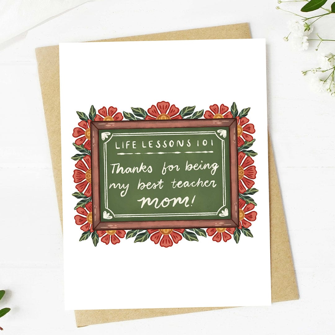  Thanks for being my best teacher Mother's Day Card、mySite、ghnorth