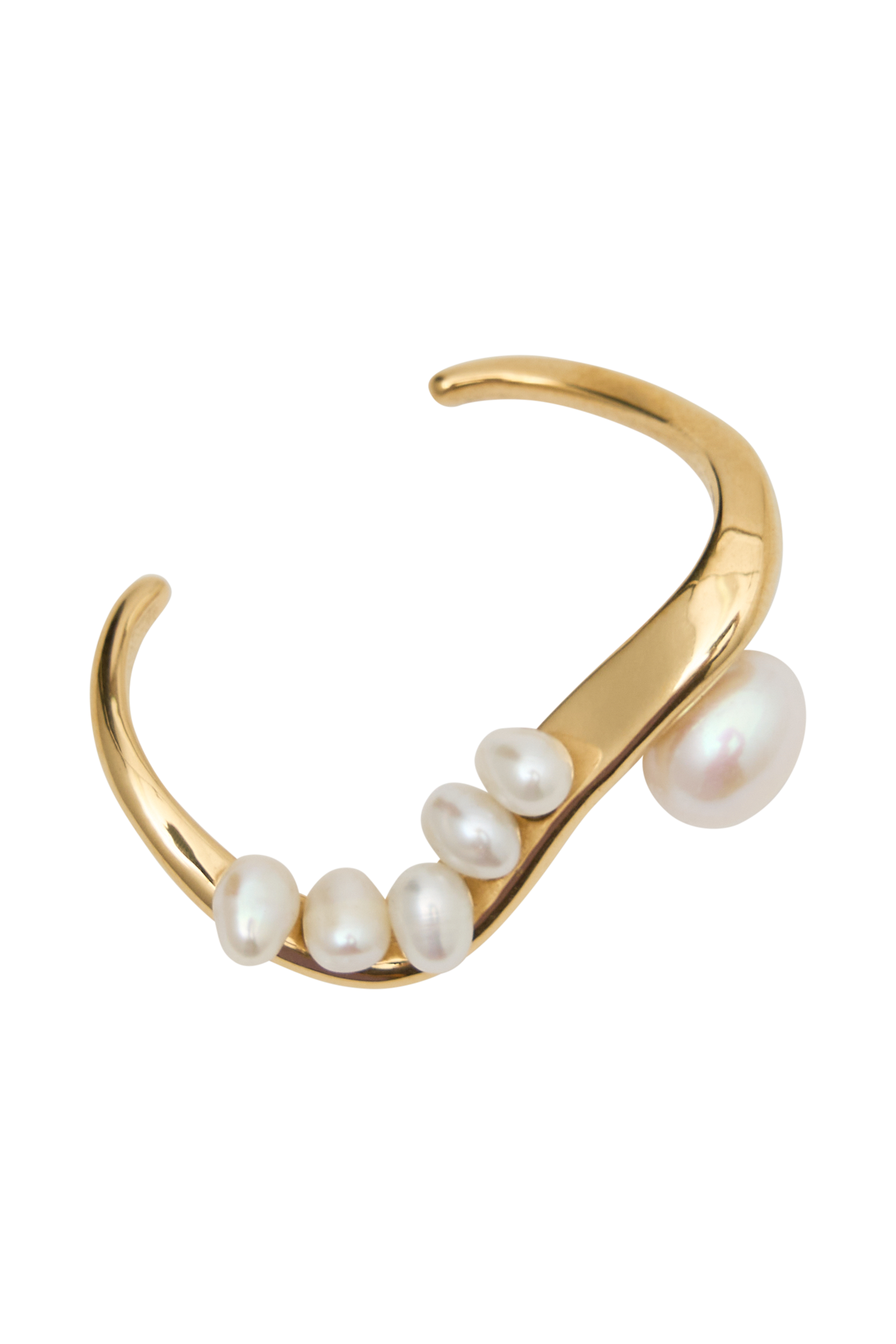 Marleigh Freshwater Pearl Ring - Pearl、mySite、solidvoid