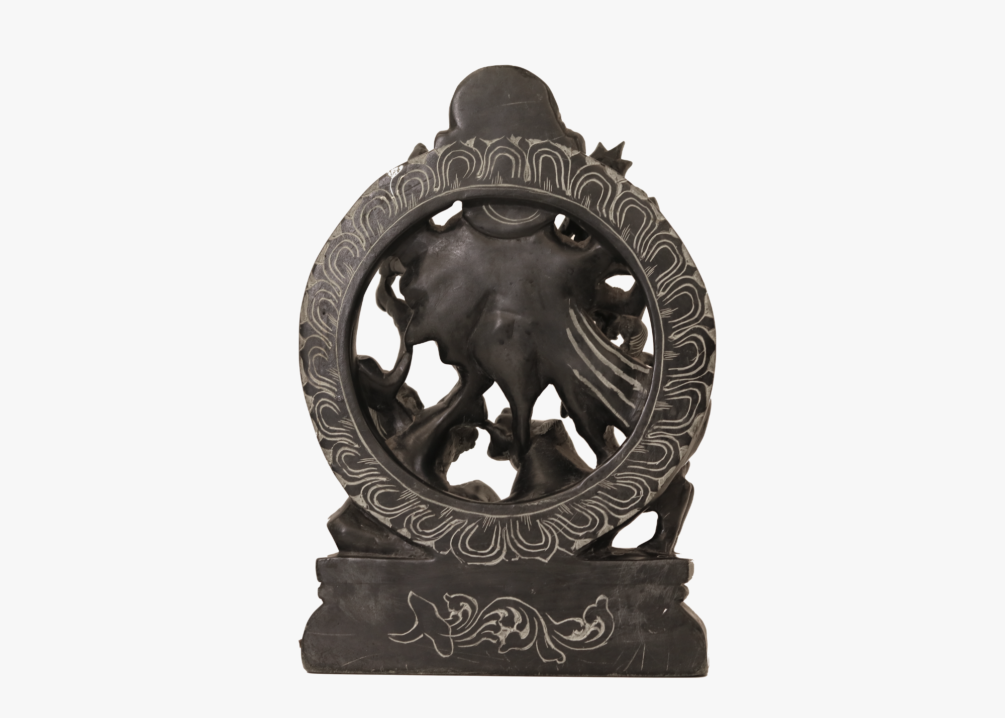 Durga Statue - Granite (Medium, 31cm)、mySite、topwebapps