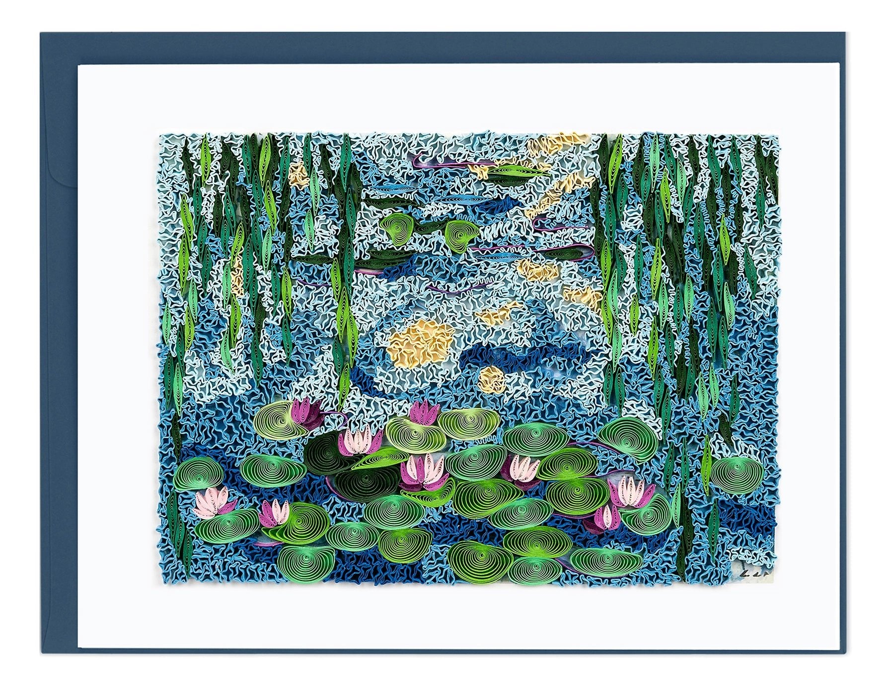  Monet Water Lilies Card、mySite、elrpsem3k