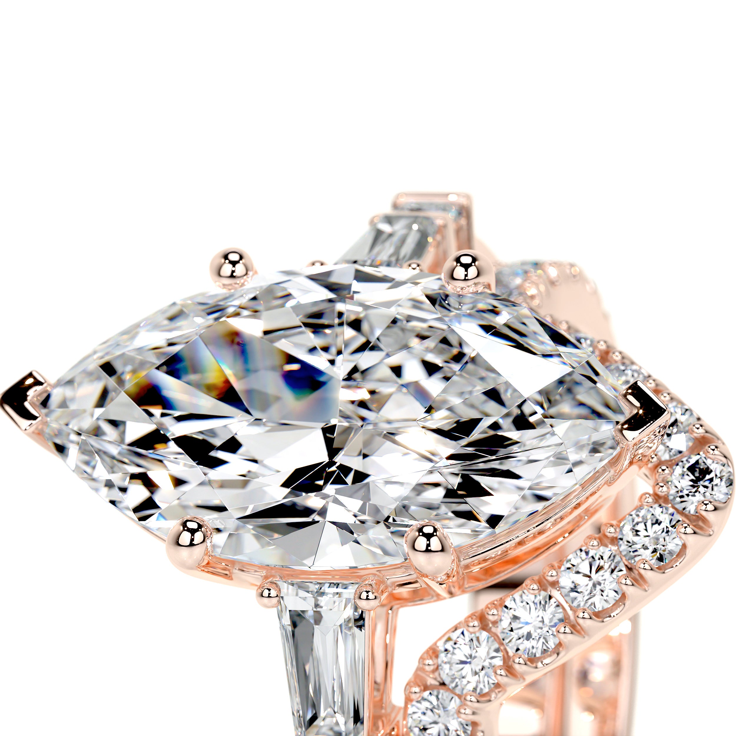 Tessa Lab Grown Diamond Bridal Set -14K Rose Gold、mySite、hinf8tx79