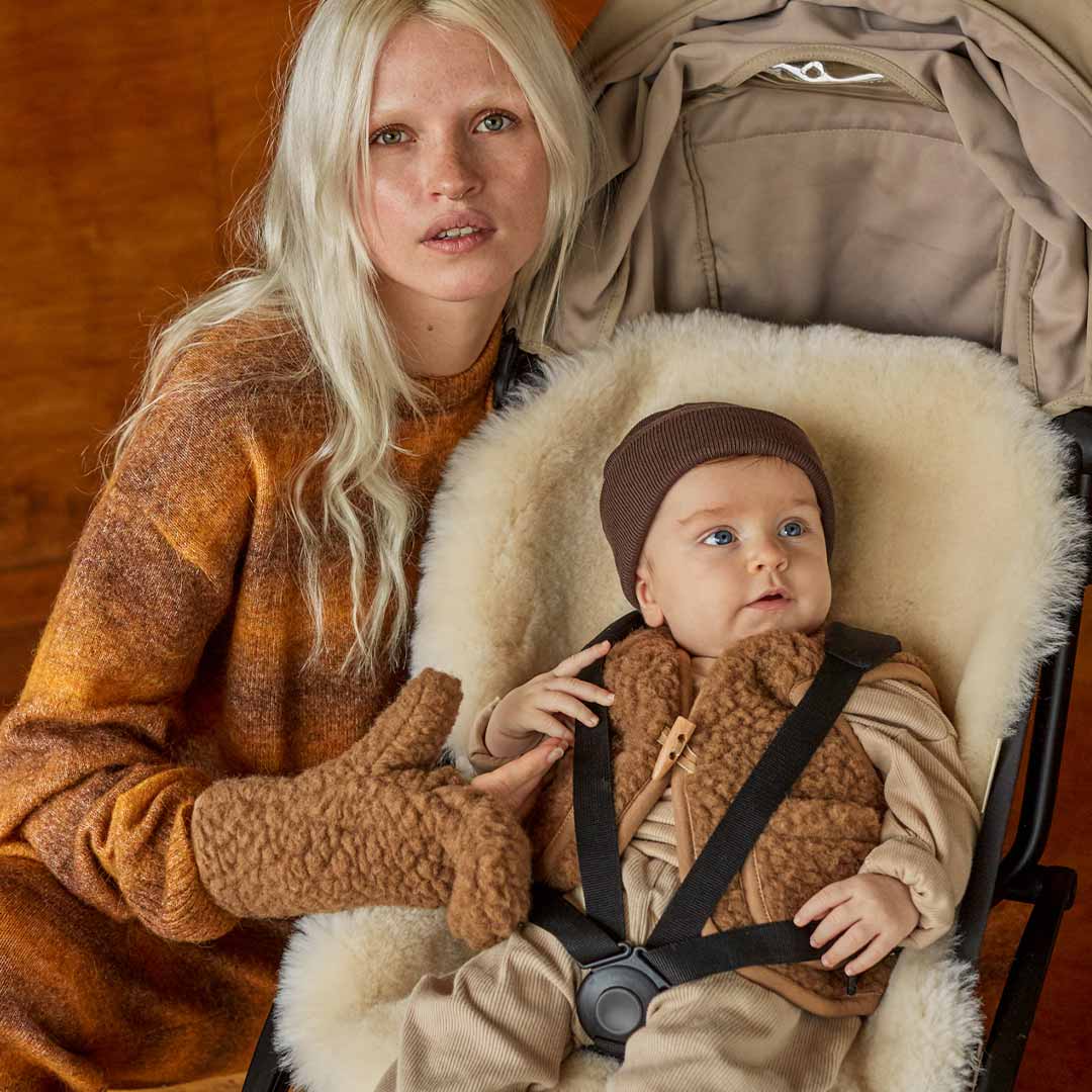  BINIBAMBA Sheepskin Snuggler - Peanut、mySite、merchandisen