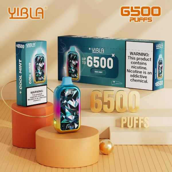 Yibla 6500 Puffs Disposable Vape 18mL 10 Pack、mySite、zt4zffjzw