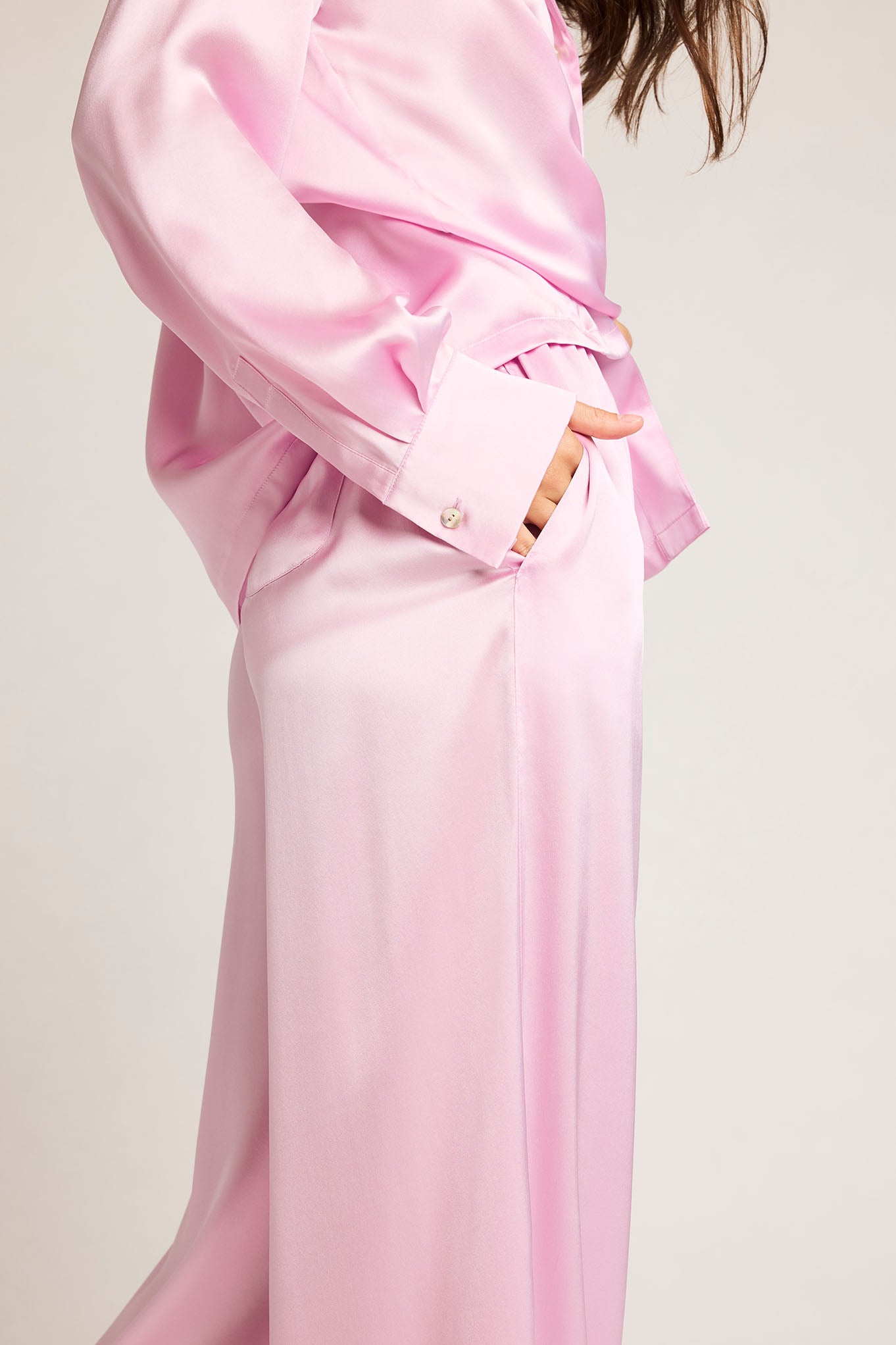 Eclipse Silk Track Pant in Babe、mySite、bengalsvssteelers