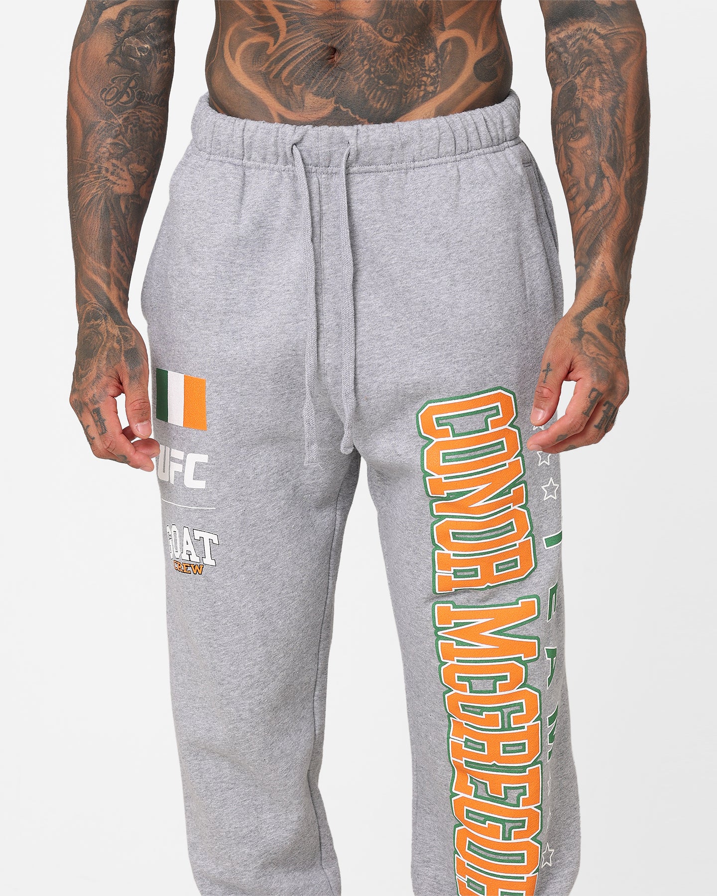 Goat Crew X UFC Conor McGregor Team McGregor Sweatpants Grey、mySite、zt4zffjzw