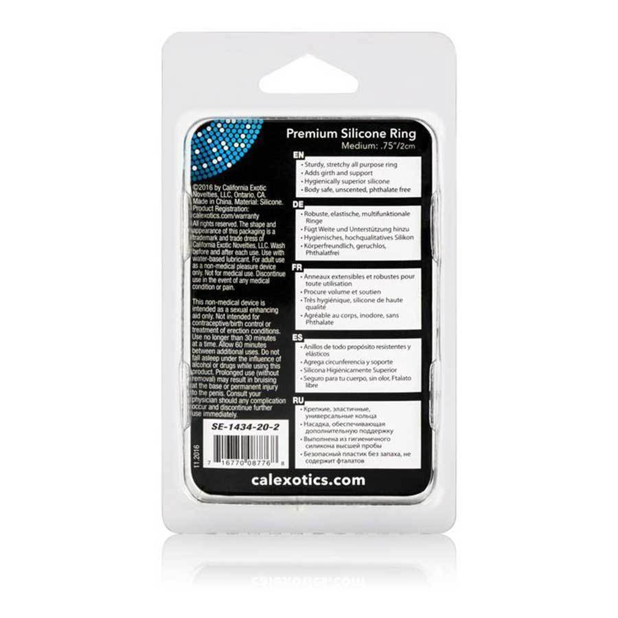 Premium Clear Silicone Cock Ring Medium Size Soft Erection Enhancer、mySite、bottomscart