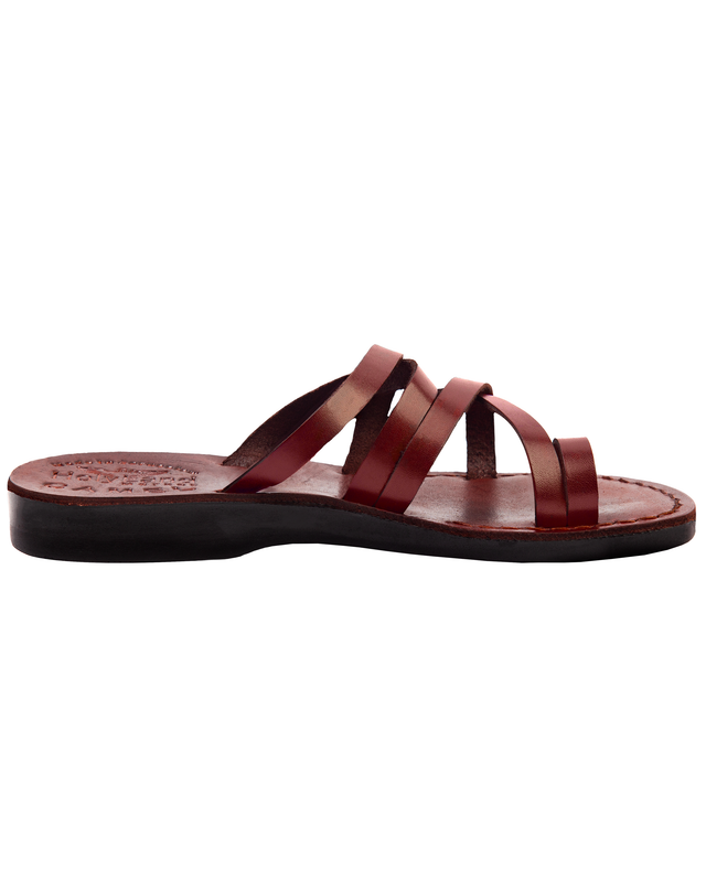 Holy Land Market Men/Women Biblical Jesus Leather Sandals/Slides From Jerusalem(Bethlehem Style I)、mySite、topwebapps