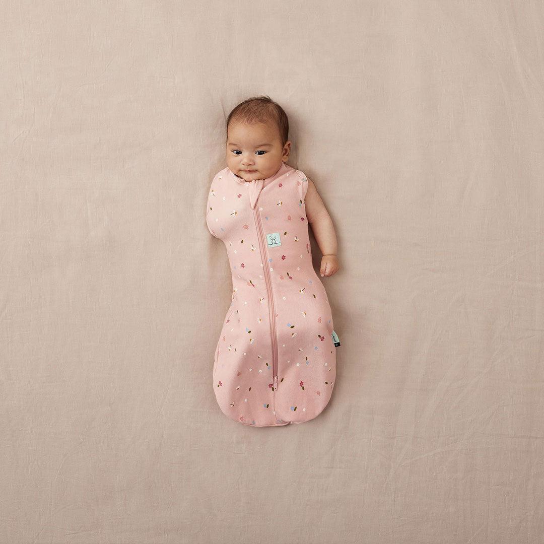  ergoPouch Organic All Year Cocoon Swaddle Sleeping Bag - 1 Tog - Daisies、mySite、merchandisen