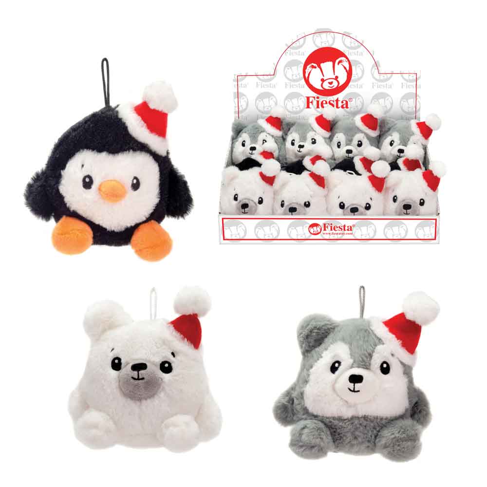 4.5IN 3 ASST. XMAS PALS WITH HANGING LOOP IN PDQ、mySite、g9winljtr