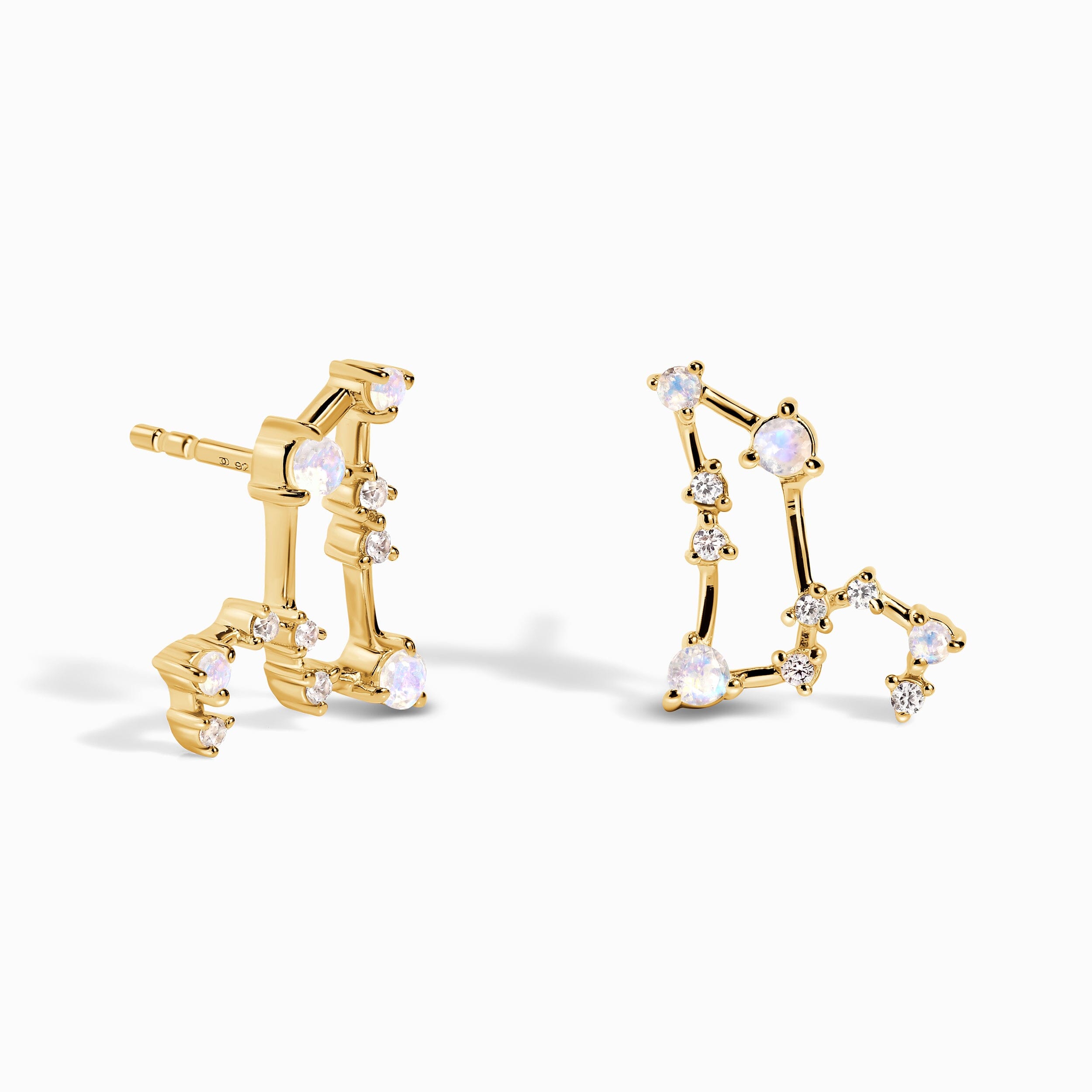 Moonstone Earrings - Leo Zodiac Constellation、mySite、hinf8tx79