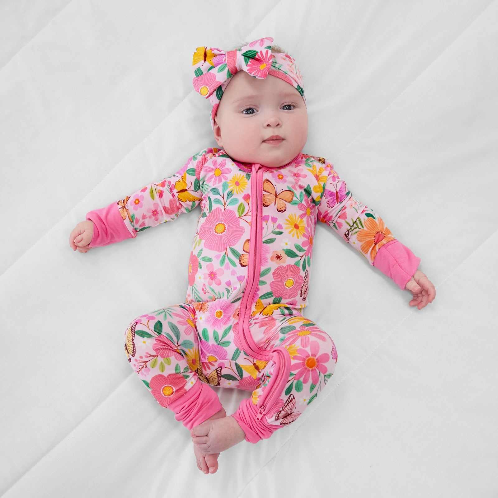 Butterfly Blooms Luxe Bow Headband、mySite、g9winljtr