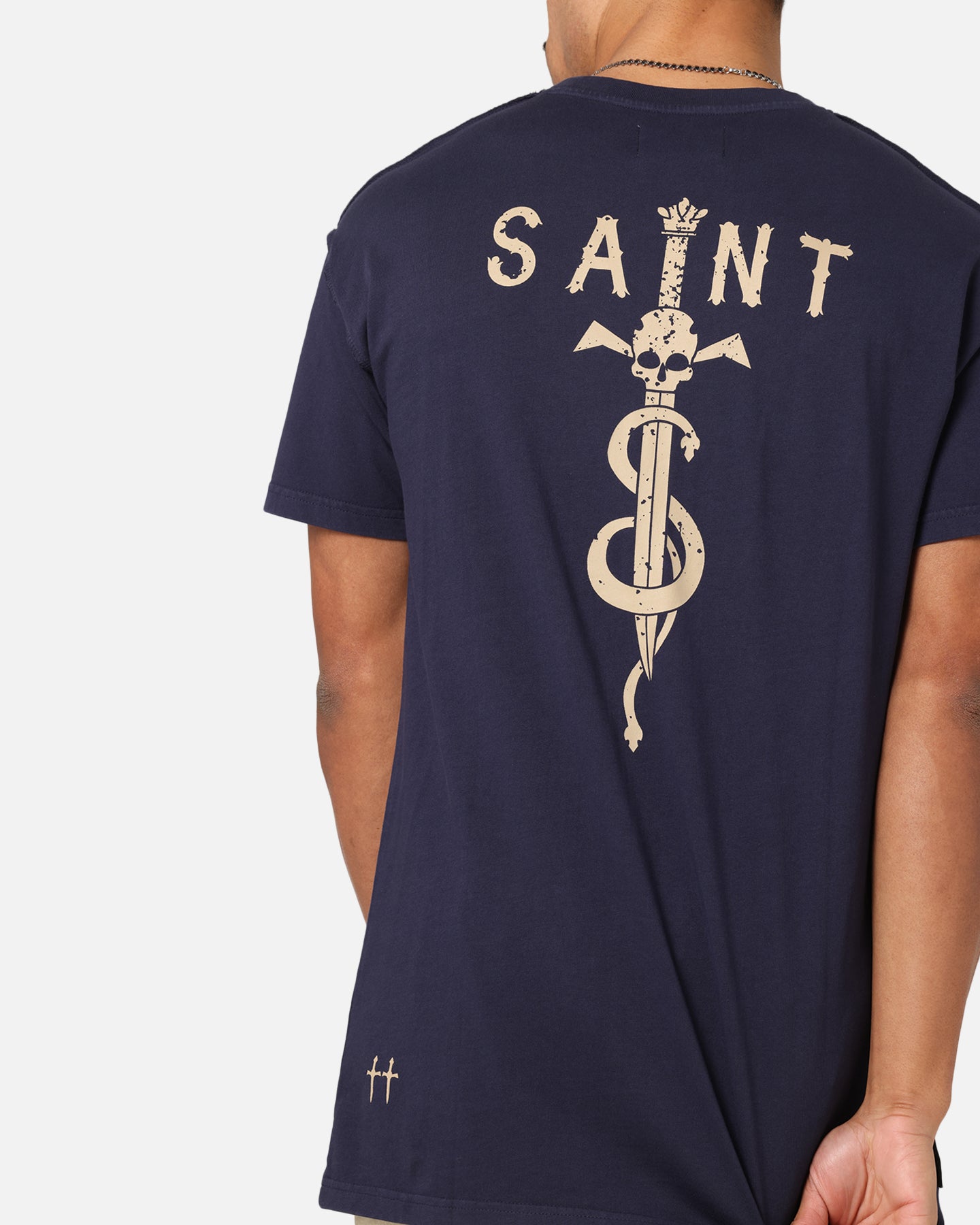 Saint Morta Daggers Lafayette T-Shirt Indigo、mySite、zt4zffjzw