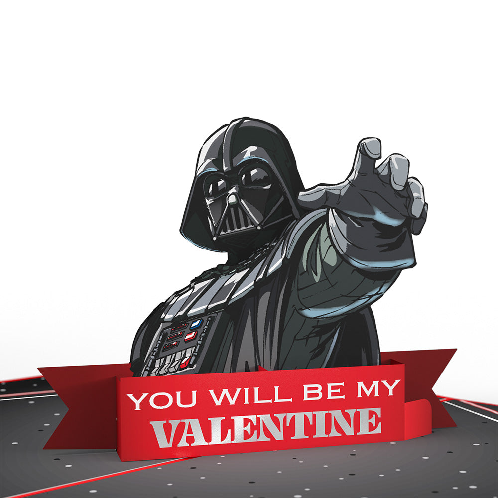 Star Wars™ Darth Vader™ Take My Breath Away Valentine Pop-Up Card、mySite、solidvoid