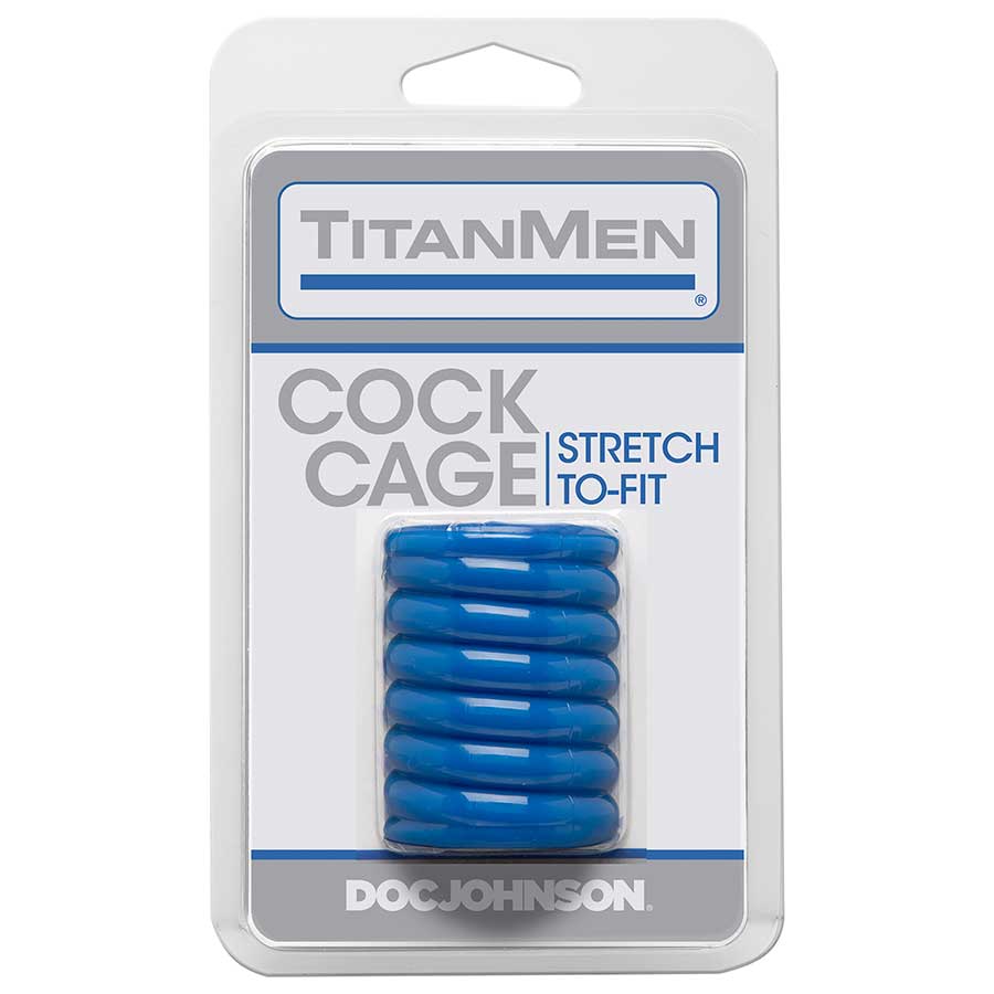TitanMen Ribbed Stretch-To-Fit Cock Cage Girth Enhancer、mySite、bottomscart