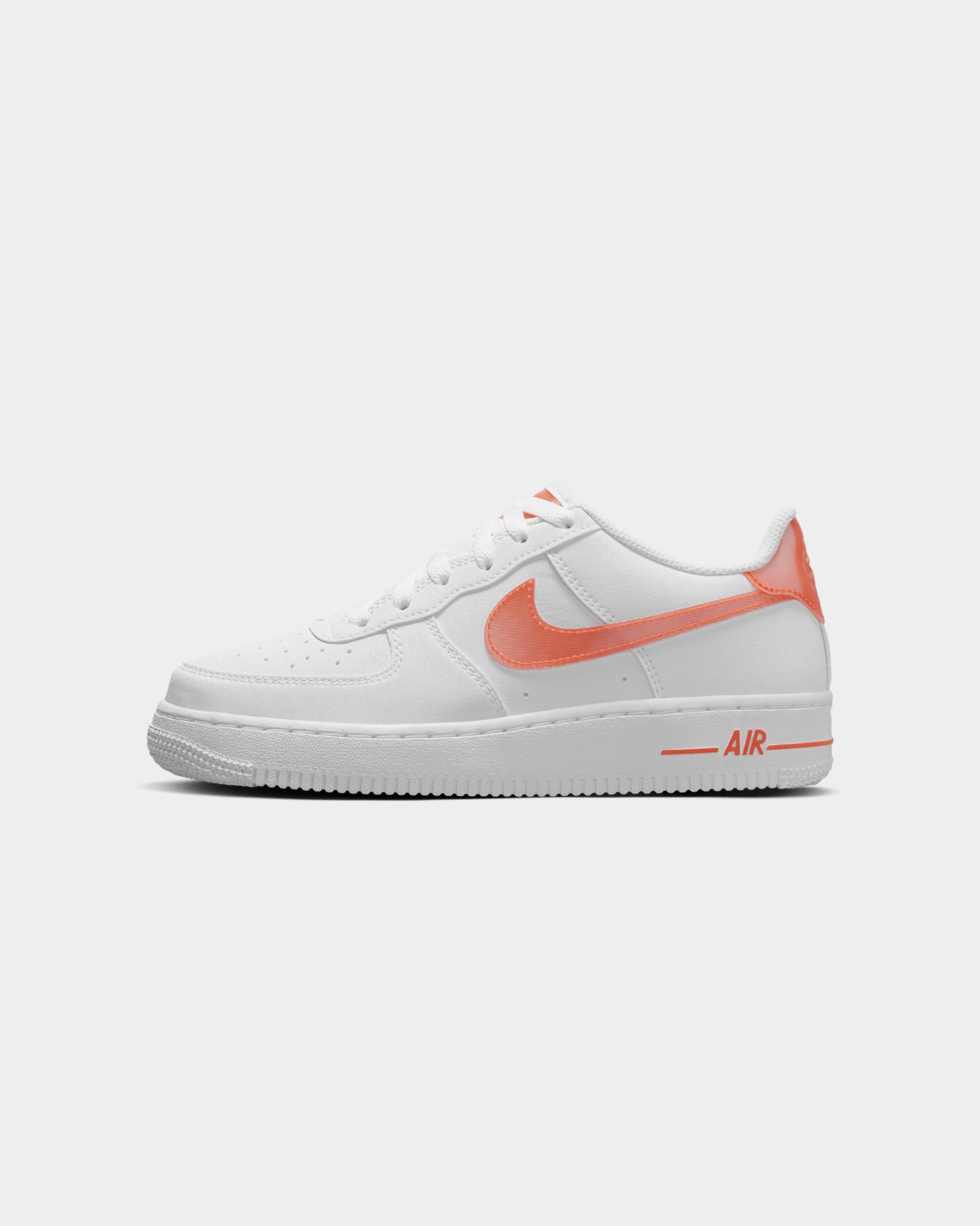 Nike Kids' Air Force 1 Next Nature (GS) White/Safety Orange、mySite、zt4zffjzw