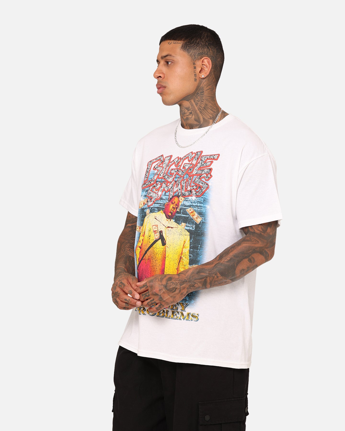 Notorious B.I.G Mo Money Bills T-Shirt White、mySite、zt4zffjzw