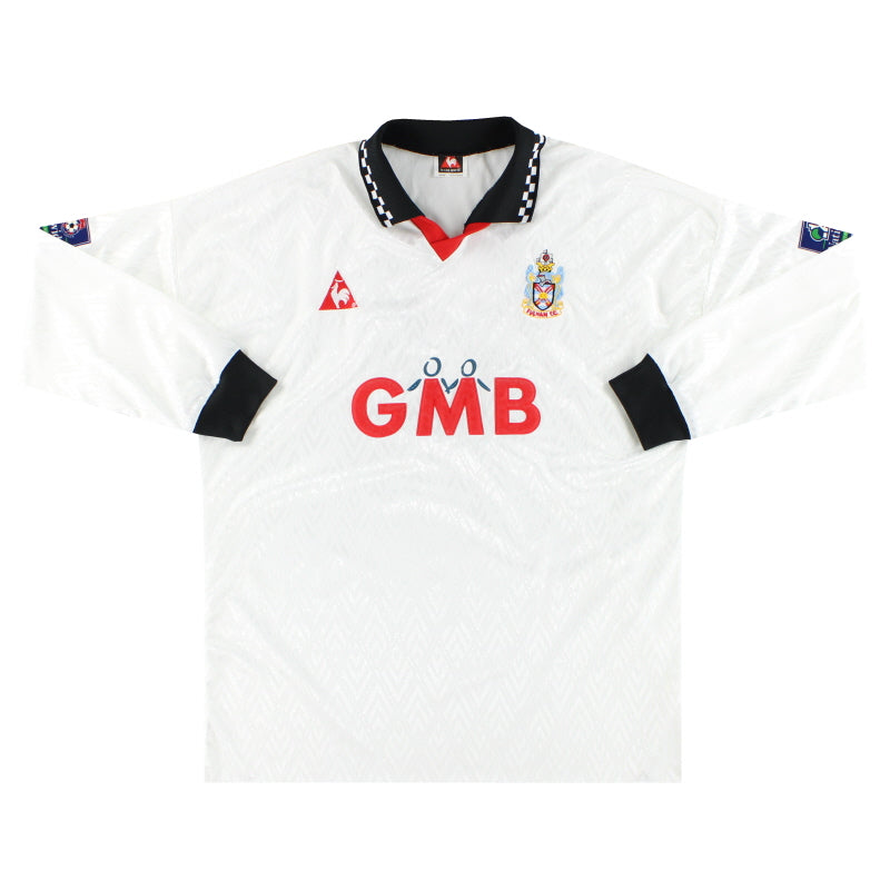 1996-97 Fulham Le Coq Sportif Match Issue Home Shirt #11 L/S L、mySite、sh1996-97 Fulham Le Coq Sportif Match Issue Home Shirt #11 L/S L、mySite、glenpowelloop_name