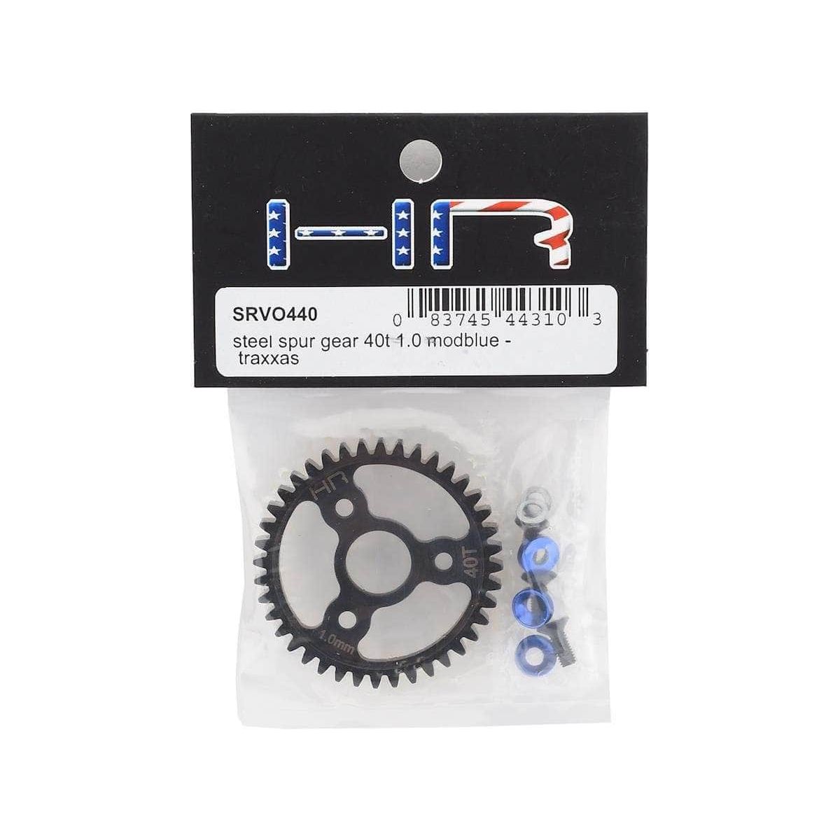  HRASRVO440, Hot Racing Traxxas MOD1 Steel Spur Gear (Blue) (40T)、mySite、merchandisen