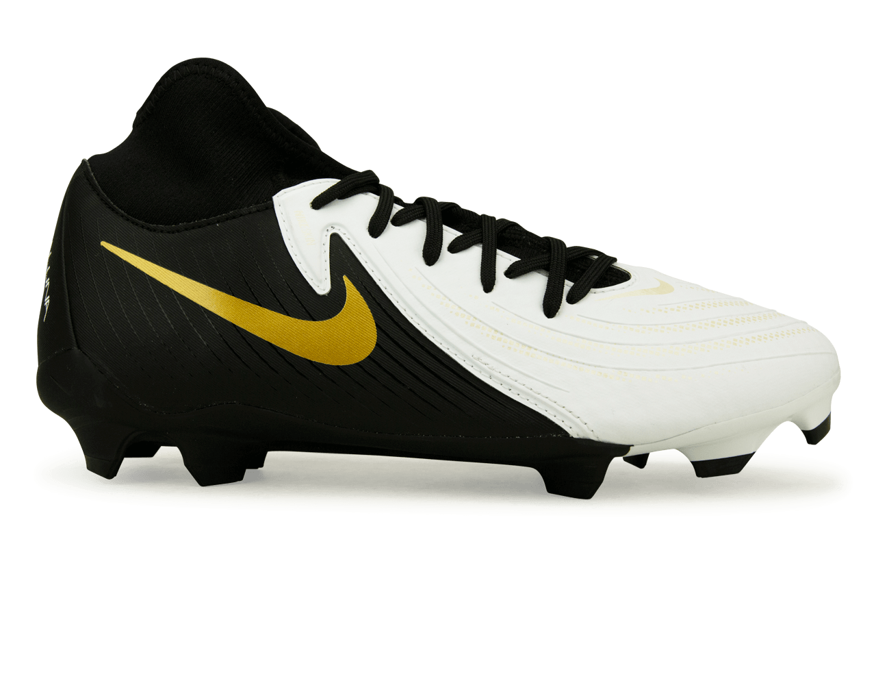 Nike Men's Phantom Luna II Academy FG/MG White/Black/Gold、mySite、bottomscart