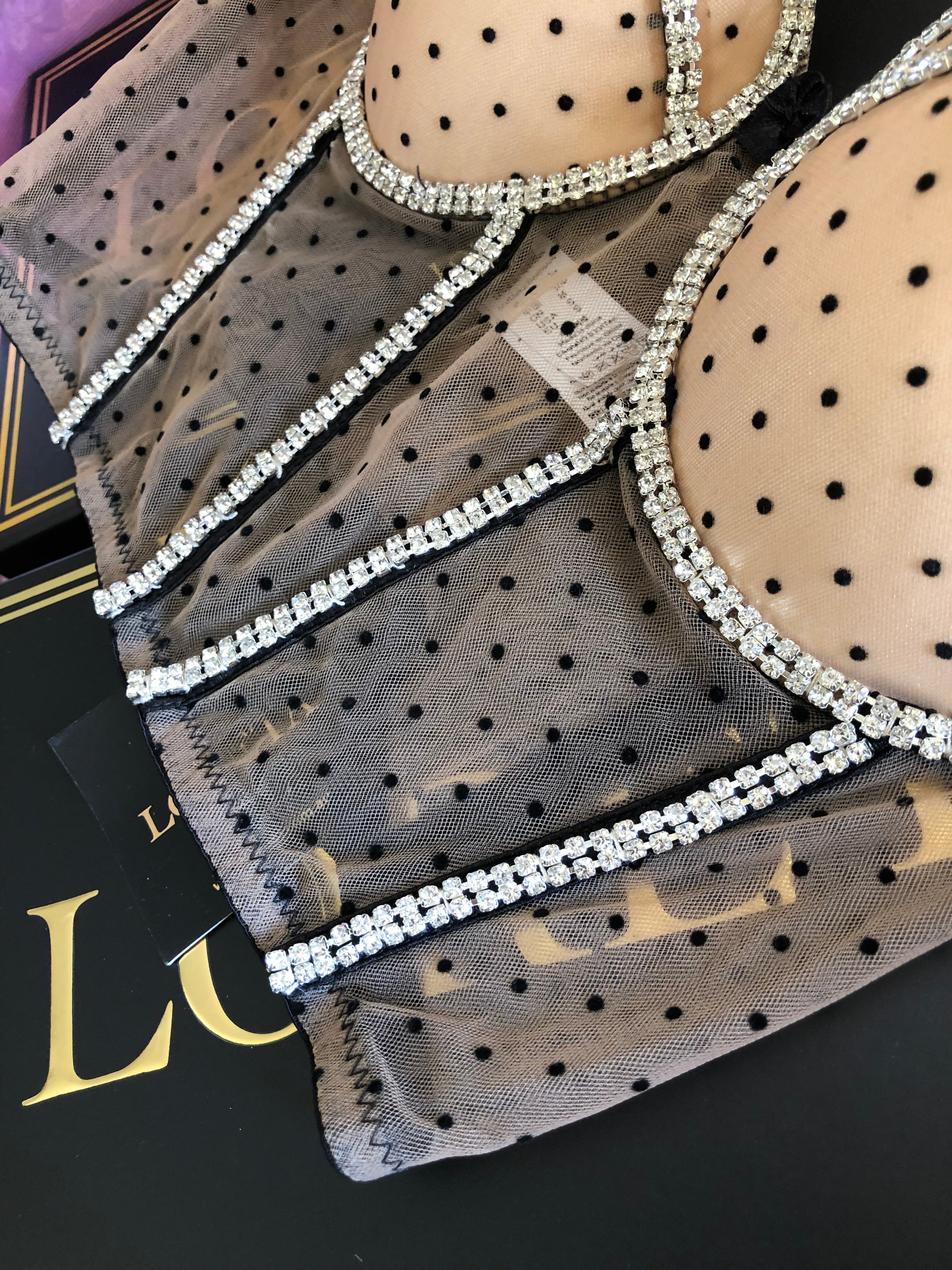  Polka Dot Beige Corset、mySite、merchandisen