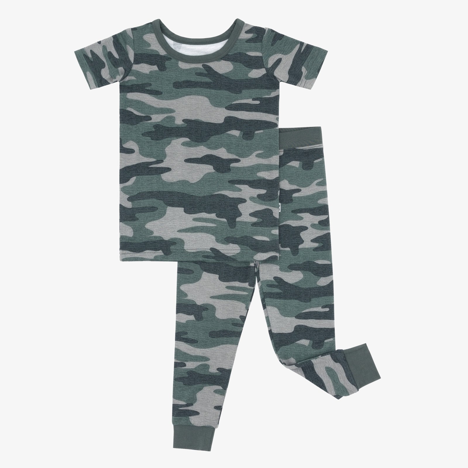  Vintage Camo Two-Piece Short Sleeve Pajama Set、mySite、layawaytickets